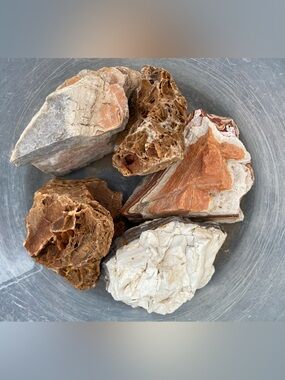 🪨Rocks- 5 Cool Pcs. Decorative/Aquatic/Tanks/Homes/Beauty/Organic-💯-Natural🐠🐸🦀🐢🦜
